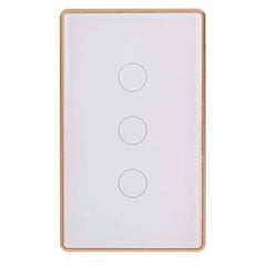 Havit Lighting Lighting Wifi 3 Gang White, Black Wall Switch Havit Lighting - HV91X0-3, HV92X0-3 Lights-For-You HV9120-3