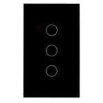 Havit Lighting Lighting Wifi 3 Gang White, Black Wall Switch Havit Lighting - HV91X0-3, HV92X0-3 Lights-For-You HV9210-3
