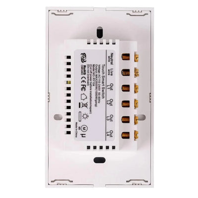 Havit Lighting Lighting Wifi 4 Gang White, Black Wall Switch Havit Lighting - HV91X0-4, HV92X0-4 Lights-For-You