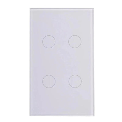 Havit Lighting Lighting Wifi 4 Gang White, Black Wall Switch Havit Lighting - HV91X0-4, HV92X0-4 Lights-For-You HV9110-4