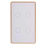 Havit Lighting Lighting Wifi 4 Gang White, Black Wall Switch Havit Lighting - HV91X0-4, HV92X0-4 Lights-For-You HV9120-4
