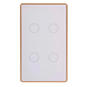 Havit Lighting Lighting Wifi 4 Gang White, Black Wall Switch Havit Lighting - HV91X0-4, HV92X0-4 Lights-For-You HV9120-4