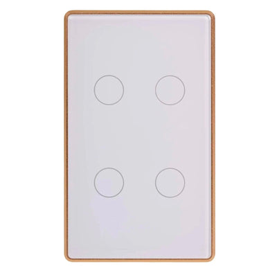 Havit Lighting Lighting Wifi 4 Gang White, Black Wall Switch Havit Lighting - HV91X0-4, HV92X0-4 Lights-For-You HV9120-4