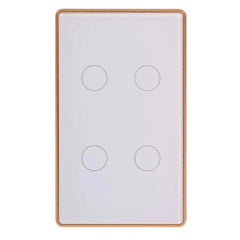 Havit Lighting Lighting Wifi 4 Gang White, Black Wall Switch Havit Lighting - HV91X0-4, HV92X0-4 Lights-For-You HV9120-4