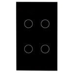 Havit Lighting Lighting Wifi 4 Gang White, Black Wall Switch Havit Lighting - HV91X0-4, HV92X0-4 Lights-For-You HV9210-4