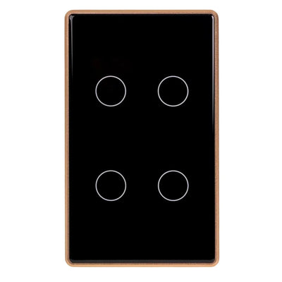 Havit Lighting Lighting Wifi 4 Gang White, Black Wall Switch Havit Lighting - HV91X0-4, HV92X0-4 Lights-For-You HV9220-4