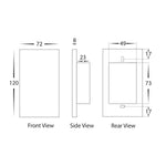 Havit Lighting Lighting Wifi Dimmer Single Gang White, Black Dimmer Wall Switch Havit Lighting - HV9111, HV9211 Lights-For-You