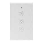 Havit Lighting Lighting Wifi Dimmer Single Gang White, Black Dimmer Wall Switch Havit Lighting - HV9111, HV9211 Lights-For-You HV9111
