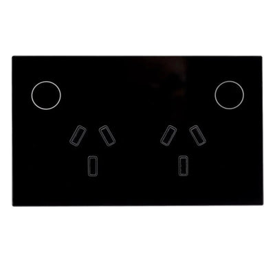 Havit Lighting Lighting Wifi Double Powerpoints White, Black Havit Lighting - HV9114, HV9214 Lights-For-You HV9214