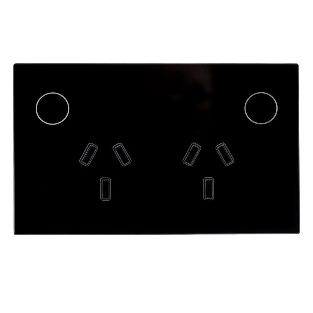 Havit Lighting Lighting Wifi Double Powerpoints White, Black Havit Lighting - HV9114, HV9214 Lights-For-You HV9214