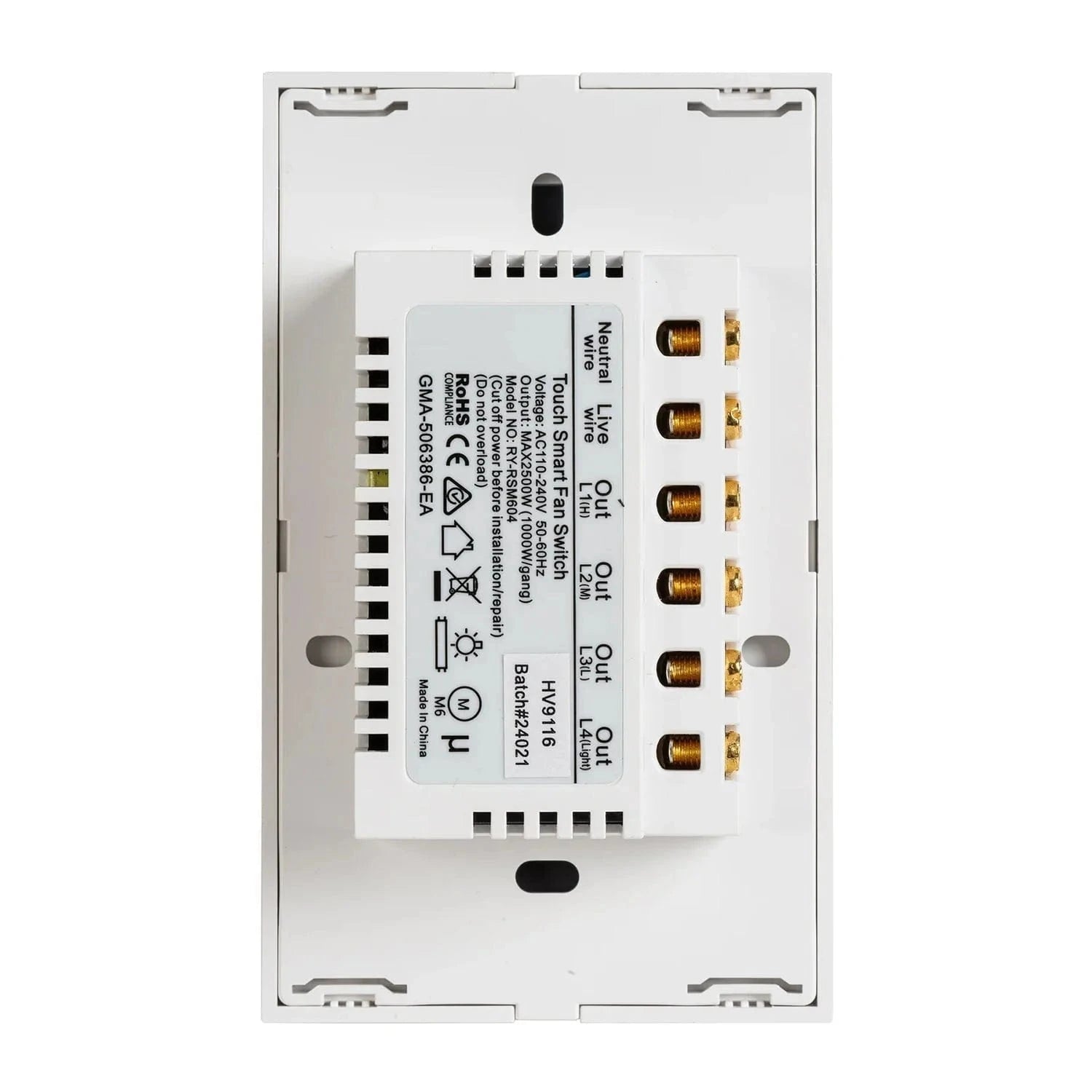 Havit Lighting Lighting Wifi Fan with Light Controller in White Havit Lighting - HV9116 Lights-For-You HV9116