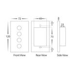Havit Lighting Lighting Wifi Fan with Light Controller in White Havit Lighting - HV9116 Lights-For-You HV9116