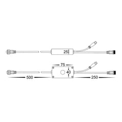 Havit Lighting Lighting WIFI Reciever to suit Spitze Black RGBCW LED Garden Spike Light Kit Havit Lighting - HV1428RGBCW-REC Lights-For-You HV1428RGBCW-REC