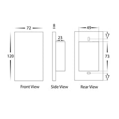 Havit Lighting Lighting Wifi Single Gang White, Black Wall Switch Havit Lighting - HV91X0-1, HV92X0-1 Lights-For-You