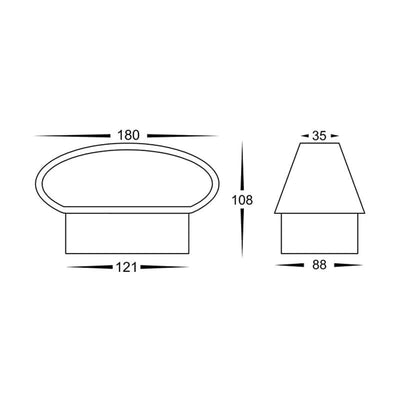 Havit Lighting Outdoor Up/Down Wall Lights Luxe Up & Down LED Wall Light TRI Lights-For-You