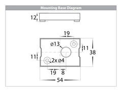 Havit Lighting Outdoor Up/Down Wall Lights Mini Blokk White Up & Down Lights-For-You