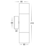 Havit Lighting Outdoor Up/Down Wall Lights Tivah Antique Brass Up & Down Wall Light Lights-For-You