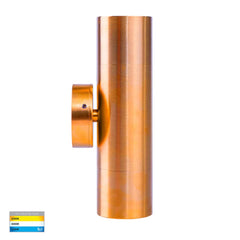 Havit Lighting Outdoor Up/Down Wall Lights Tivah Solid Brass TRI Colour Up & Down Lights-For-You