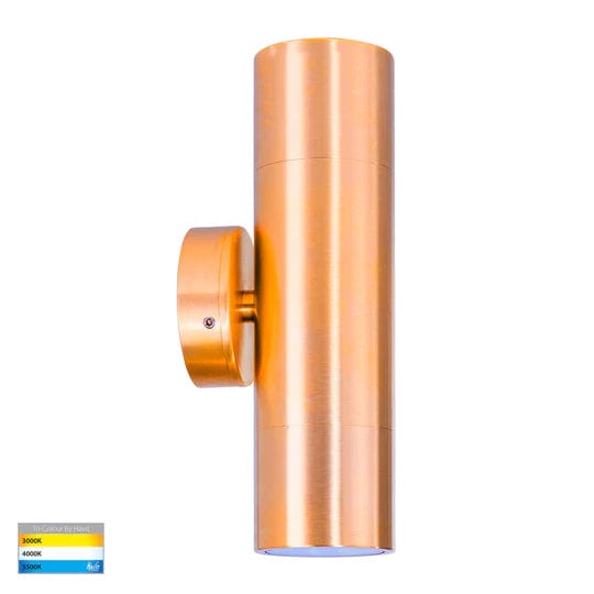 Havit Lighting Outdoor Up/Down Wall Lights Tivah Solid Brass TRI Colour Up & Down Lights-For-You HV1055T 9350418027436