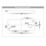 Havit Lighting Outdoor Wall Lights 6w Lisse LED Wall Down Only Light 240v Lights-For-You