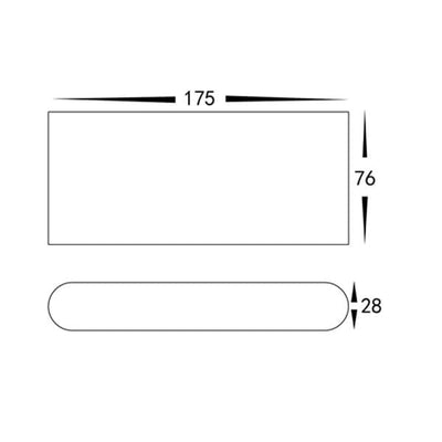 Havit Lighting Outdoor Wall Lights 6w Lisse LED Wall Down Only Light 240v Lights-For-You