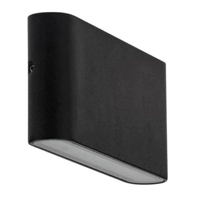 Havit Lighting Outdoor Wall Lights 6w Lisse LED Wall Down Only Light 240v Lights-For-You HV3643T-BLK-240V 9350418012081