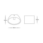 Havit Lighting Outdoor Wall Lights Arc Plaster LED Wall Light Large 3w Lights-For-You