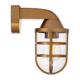 Havit Lighting Outdoor Wall Lights Marina Outdoor LED Wall Light in Black, Brass or White Havit Lighting - HV3511W Lights-For-You HV3511W-PB