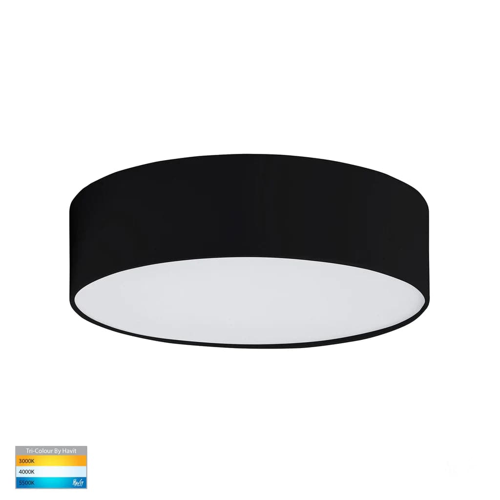 Havit Lighting Oyster Lights Nella LED Oyster Light Small or Large Lights-For-You HV5892T-BLK 9350418012579