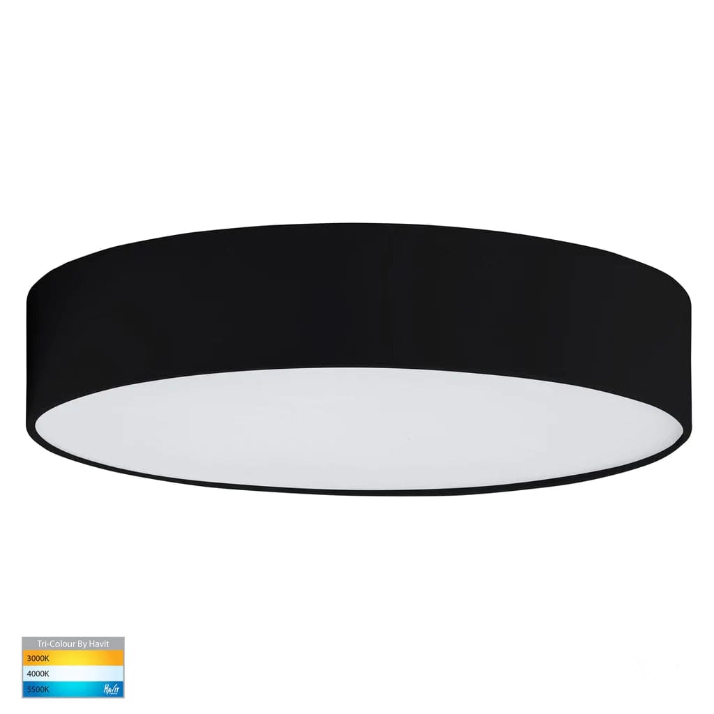 Havit Lighting Oyster Lights Nella LED Oyster Light Small or Large Lights-For-You HV5893T-BLK 9350418012593