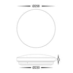 Havit Lighting Oyster Lights Ostra LED Oyster Light CCT 12w/18w/28w Lights-For-You