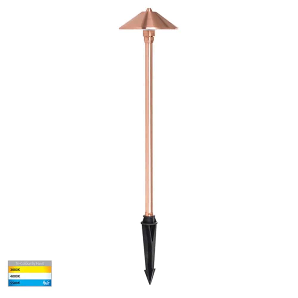 Havit Lighting Spike Lights Bitta LED Spike Light CCT 3w Antique Brass, Black, Copper, SS316 Havit Lighting - HV1453T Lights-For-You HV1453T-CP 9350418029430