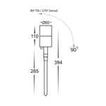 Havit Lighting Spike Lights Fortis Adjustable LED Spike Spot Light Lights-For-You HV1409T 9350418015792