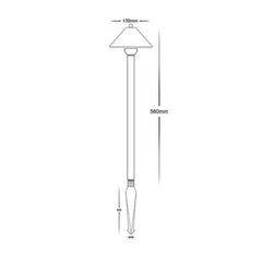 Havit Lighting Spike Lights Garden Bollard Light With Spike 225mm Lights-For-You