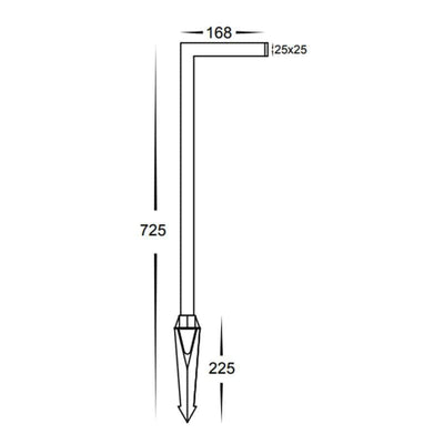 Havit Lighting Spike Lights Nedia Square 7w Tri Colour Aluminium Lights-For-You