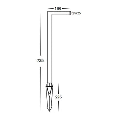 Havit Lighting Spike Lights Nedia Square 7w Tri Colour Aluminium Lights-For-You