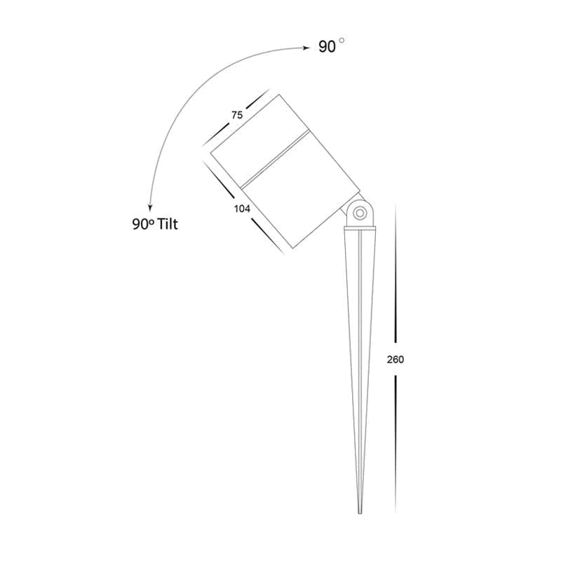 Havit Lighting Spike Lights Oasis LED Garden Spike Spotlight 12w Lights-For-You HV1429T-12W 9350418005656