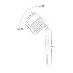 Havit Lighting Spike Lights Oasis LED Garden Spike Spotlight Lights-For-You HV1429T-24W 9350418012630