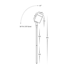 Havit Lighting Spike Lights Pointe LED Spike Spotlight TRI Lights-For-You HV1421T 9350418015822