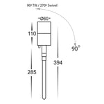 Havit Lighting Spike Lights Tivah LED Garden Spike Light CCT Black Lights-For-You HV1427T-SSBLK 9350418008190