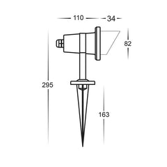 Havit Lighting Spike or Surface Lights Kap LED Garden Spike Light TRI Colour Lights-For-You HV1431T 9350418015860