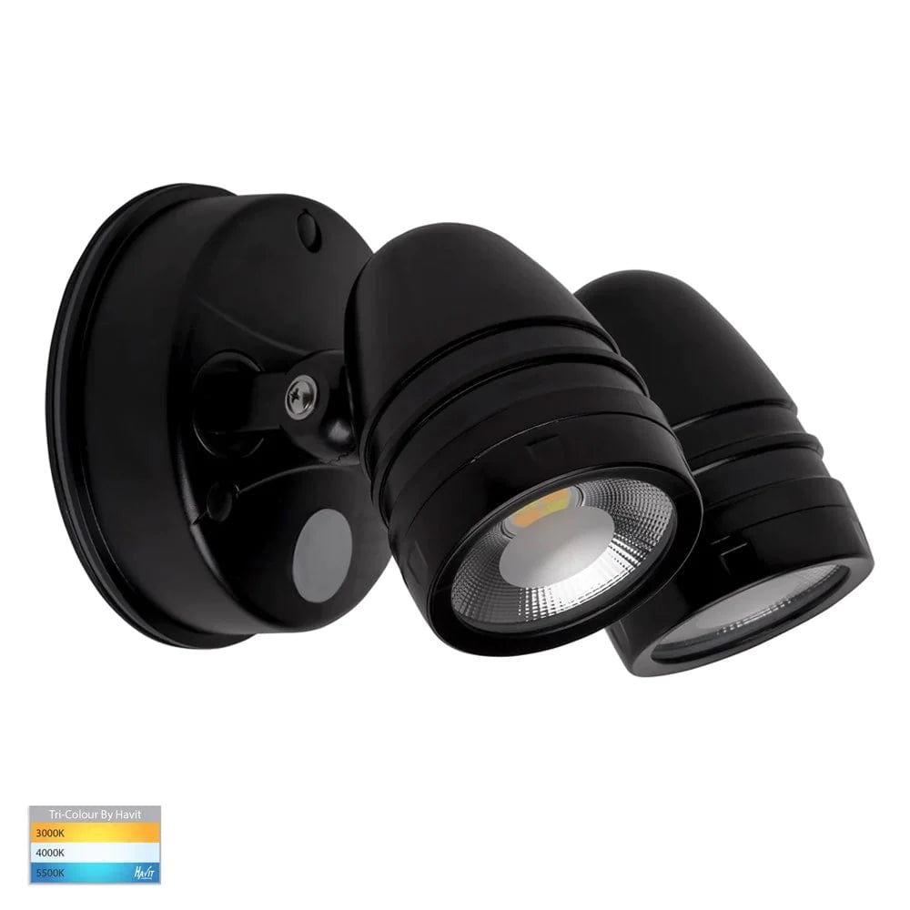 Havit Lighting Spot Lights Black Focus 30w LED Spot Light Adjustable With Microwave Sensor Havit Lighting - HV3794T Lights-For-You HV3794T-BLK