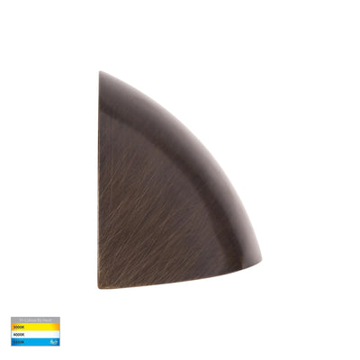 Havit Lighting Step Lights Curva Antique Brass LED Lights-For-You HV3253T-AB-12V