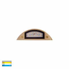 Havit Lighting Step Lights Curva Solid Brass LED Step Light Lights-For-You HV3251T-BR-12V