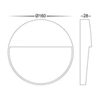 Havit Lighting Step Lights Fino Round Outdoor LED Step Light CCT 6w Lights-For-You