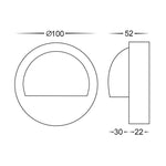 Havit Lighting Step Lights Pinta LED Step Light Eyelid Solid Antique Lights-For-You