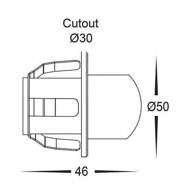 Havit Lighting Step Lights Sako LED Step Light Mini Up & Down in 316 Lights-For-You HV3264W 9350418004161