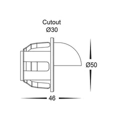 Havit Lighting Step Lights Step Lights Recessed LED with Mini Eyelid Lights-For-You HV3263W 9350418004154