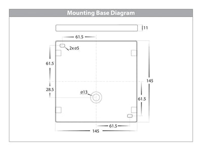 Havit Lighting Step Lights Virsma LED Step Light Square Tri-Colour Lights-For-You