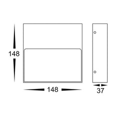 Havit Lighting Step Lights Virsma LED Step Light Square Tri-Colour Lights-For-You